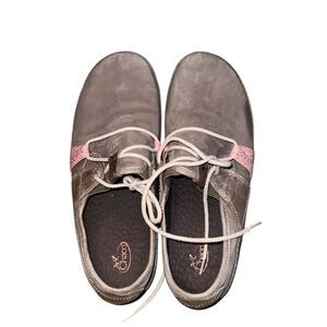 Chaco  Brown and Pink Leather Casual Shoes Size 9.5